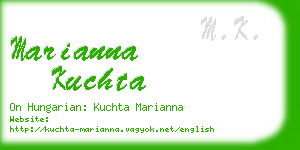 marianna kuchta business card